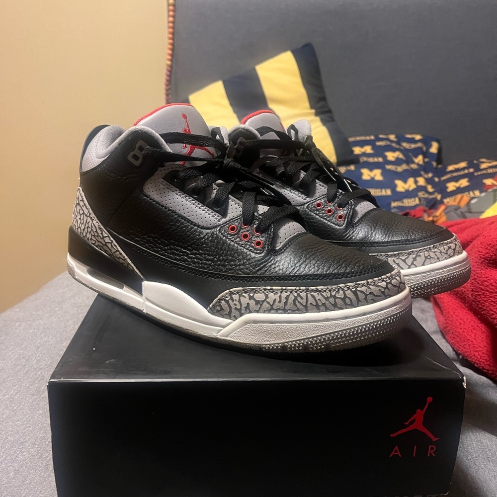 Jordan 3 “ black cement”